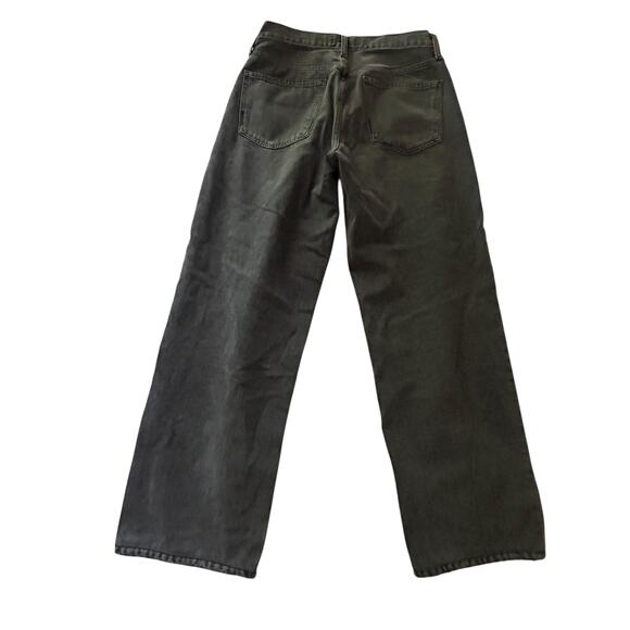 AGOLDE Criss Wide Leg‎ Jeans Washed Black Premium Denim Minimalist Y2K Size 27 - Picture 5 of 9